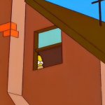 Simpsons House Side Window