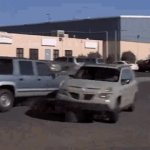 walter white car crash GIF Template