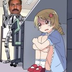 Hiding Scared Girl Robojeet