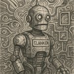 ai clanker drawing itself