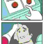 fun stream here i come | can this deep fried image; how many upvotes; GET? | image tagged in memes,two buttons,upvote begging | made w/ Imgflip meme maker