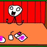 he thinks he's getting a piece