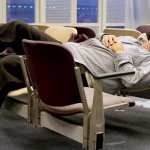 sleeping in The Terminal