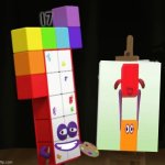 Numberblock 17 smiling | image tagged in numberblock 17 smiling | made w/ Imgflip meme maker