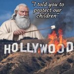 God roasts Hollywood