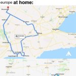 meanwile in an american household | go visist europe; europe; europe | image tagged in at home,europe,america | made w/ Imgflip meme maker