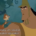 Kronk and Squirrel GIF Template