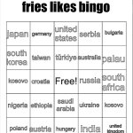 countries fries likes bingo meme