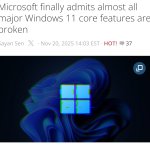 Microsoft Win 11 carnage