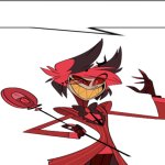 Alastor says FUCKING SHIT meme