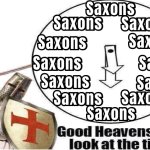 Saxons and Cymric knights
