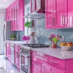 Pink kitchen | WHAT'S MISSING? 🙅‍♀️BARBIE🤦‍♀️PEPTOBISMOL 🤷‍♂️ OR STRAWBERRY SHORTCAKE 🍰 | image tagged in pink kitchen,barbie,pepto bismol,strawberry shortcake,pink,kitchen | made w/ Imgflip meme maker
