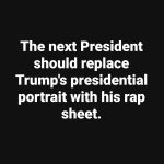 Trump rap sheet or trump rape sheet template