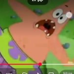 Patrick falls off a cliff