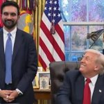 Smiling Trump Mamdanj