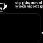 Twinktron announcement template meme