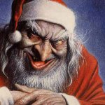 Evil santa template