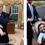 Baby Zohran with Trump