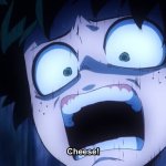 deku scared
