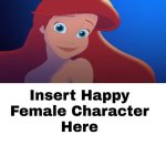 Ariel smiles with who