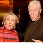 Clintons startled