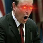 Al Gore laser eyes
