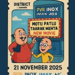 motu patlu taarak mehta cartoon new movie cinema hall ticket ani