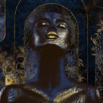 Muance Cobalt Nalini Mural