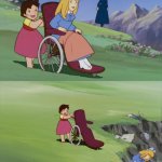 Heidi Throws Clara Off Cliff | SCHOOL WHEN YOU ARE SMART; SCHOOL WHEN YOU ARE DUMB | image tagged in heidi throws clara off cliff | made w/ Imgflip meme maker