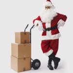 Santa delivering the Epstein files