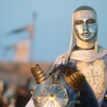 King Baldwin on horse