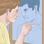 Guy Pointing At Himself In The Mirror