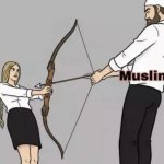 Muslims with Bow