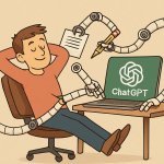 someone getting all the help while doing nothing from chatgpt