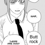 Are You Sure They Will Be Happier Without Nickelback and Three Days Grace? | Butt rock | image tagged in makima humanity,memes,music,rock music,anime,chainsaw man | made w/ Imgflip meme maker