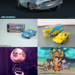 Xiaofeixiang Toys Cars 2 (Finn McMissile) Bump and Go Toys