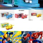 Super Lovely (Tokyo Mater) Bump and Go Toys