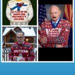 Democrat's  Ugly Christmas Sweater meme