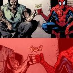 Wolverine Spider Man Knuckle Bump