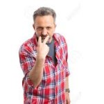 white guy look at me