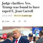 Trump guilty of rape meme