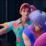 Kpop demon hunters trash GIF Template