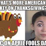AOC or Turkey? meme