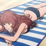 fujiko bathing
