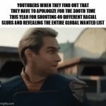 Not everything is fun and games | YOUTUBERS WHEN THEY FIND OUT THAT THEY HAVE TO APOLOGIZE FOR THE 300TH TIME THIS YEAR FOR SHOUTING 49 DIFFERENT RACIAL SLURS AND REVEALING THE ENTIRE GLOBAL WANTED LIST | image tagged in gifs,youtube,apology,dank | made w/ Imgflip video-to-gif maker