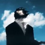 Zangetsu looking at the sky GIF Template