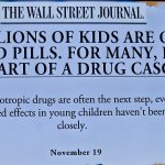 ADHD pills start a drug cascade meme