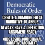 Democratic Deflection meme