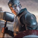 Cap Picks up Mijolnir