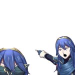 Lucina pointing meme